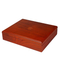 Fatorary Price Brand Custom Logo Wood Commemorative Coin Case Walnut Color Black Lining Wooden Coin Gift Packaging Box