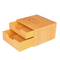 Premium Wooden Tea Bag Storage Box with Dual Layers