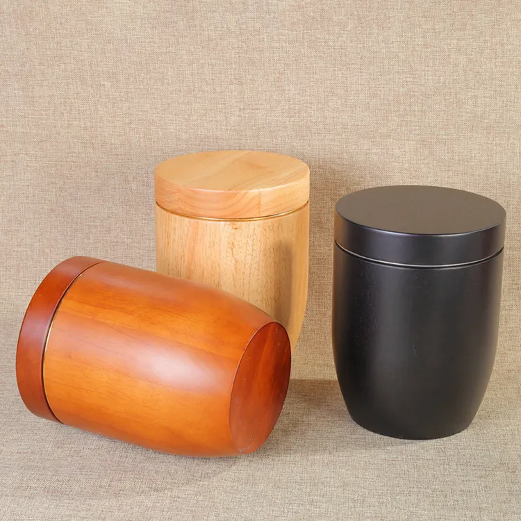Funeral Supplies Human Ashes Box Coffin Adult Oak Wood Urns Supporting Customized Paulownia Wooden Ashes Casket