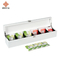 Elegant Wooden Tea Bag Storage Box with Magnetic Closure