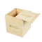 Classic Antique Walnut Wine Bottle Gift Box for Elegance