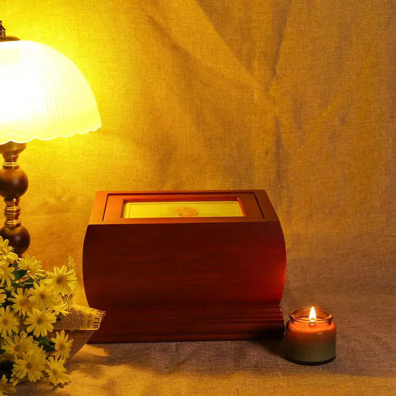 2025 Hot Selling Luxury Wholesale Casket Funeral Supplies China Factory American Style Human Urns for Human Ashes Adult