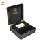 Elegant Black Glossy Gift Card Boxes with Personalized Logo