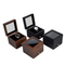Elegant Wooden Watch Display Box with Clear Acrylic Lid