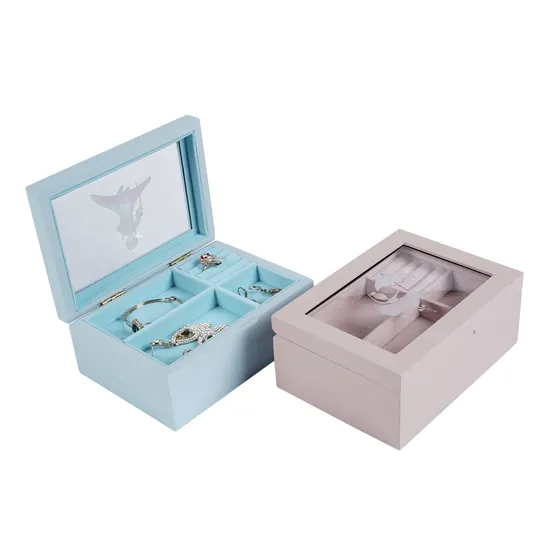Factory Price Wholesale Acrylic Lid Luxury Music Jewelry Box Products Packaging Custom Wooden Music Box
