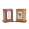 Solid Wood Cremation Urn Handcrafted Adult Size Premium Hardwood Memorial Engraved Design Secure Closure Timeless Tribute Eco Friendly Material Artisan Crafted