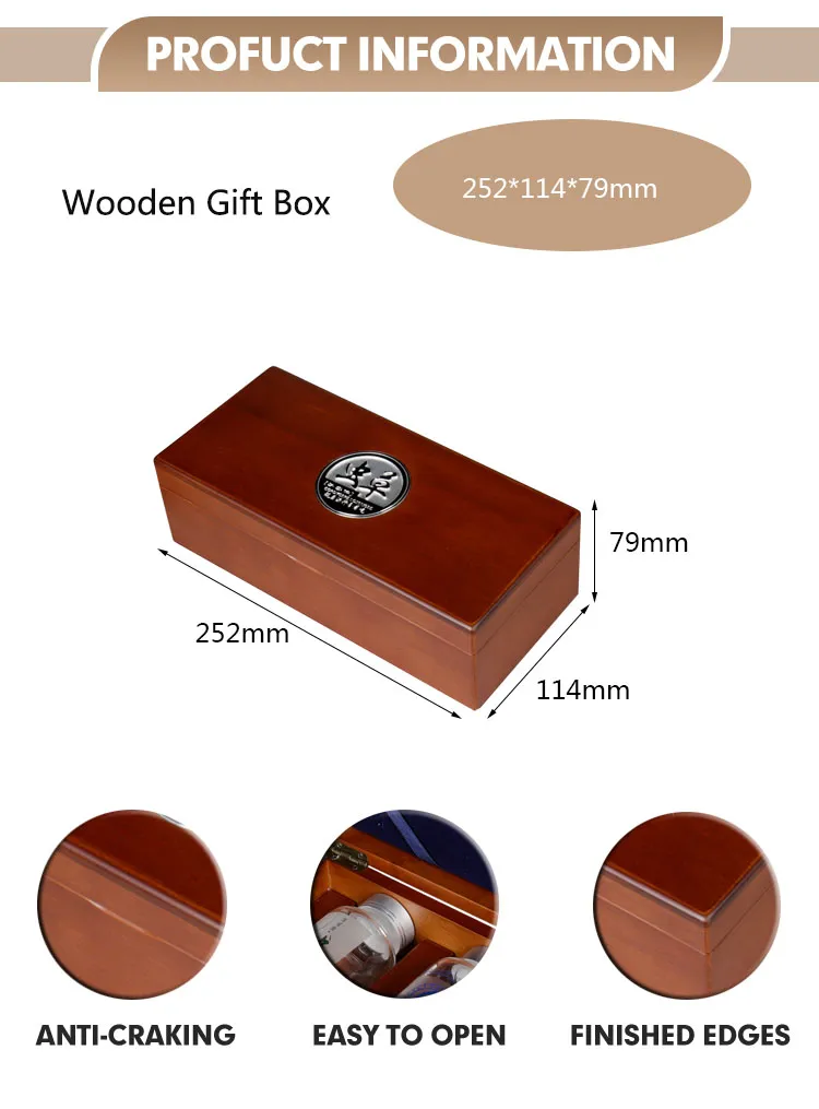 2025 New Product Factory Wholesale 100% Solid Wood Exquisite Gift Storage Wooden Box with High Quality Hinge