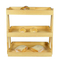 Stylish Wooden Bakery Display Stand with Three Tiers for Retail