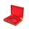 Premium Rosewood Rectangle Coin Box with Custom Logo