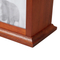 Timeless Mahogany Pet Cremation Urn for Cherished Memories