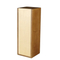 Custom Handmade Basswood Wine Box with Sliding Lid Design