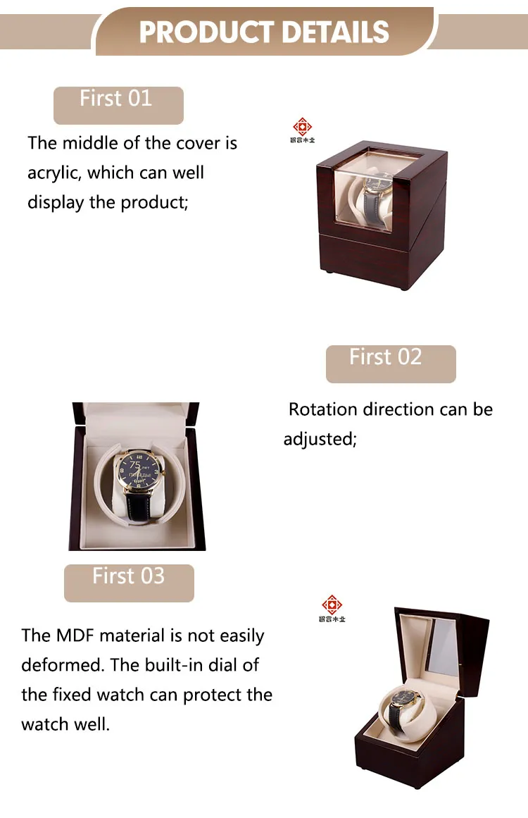 Deluxe Meter Shaker Mechanical Watches Watch Winder Wooden Box Watch Winder Box Automatic