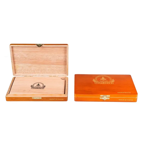 Customized Luxury Design Wooden Cigar Humidor Storage Box Cedar Cigar Box