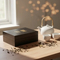Custom Wooden Tea Bag Organizer Box with 6 Compartments