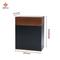 Zhihe Artisan Craftsmanship Wood Double Pet Urn Customizable Eco-Friendly Memorial Box for Dogs Cats Unique Two-Tone Keepsake