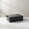 Wholesale Black Piano Lacquer Gift Case Professional Business Card Holder Pocket Personalization Customized Wooden Credit Card Box