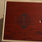 Wholesale OEM High End Red Wine Boxes Double Matte Red Matter Paint Wooden Wine Box