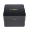 Custom Luxury Black Watch Box with Soft Pillow Storage