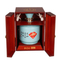 Wholesale Luxury Red Wine Glass with Bottle Box Storage Red Wood Blanks Wine Packaging Gift Box