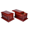 Factory Wholesale Birch Funeral Supplies Cremation Ashes Wooden Cinerary Casket Wooden Urns for Human Ashes