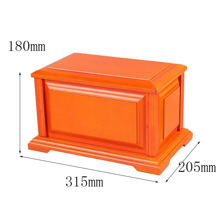 High Quality Wholesale Custom Wood Personalized Engraved Ash Pet Funeral Urn Wooden Cremation Casket Urns for Human Ashes