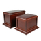 Sliding Lid Design Luxury Eco-Friendly Paint Unique Funeral Cremation Casket Custom Birch Wood Human Ash Urn
