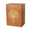 Factory Price Paulownia Material Memorial Wood Urns Human Ashes Adult Cremation Wooden Square Cremation Urn