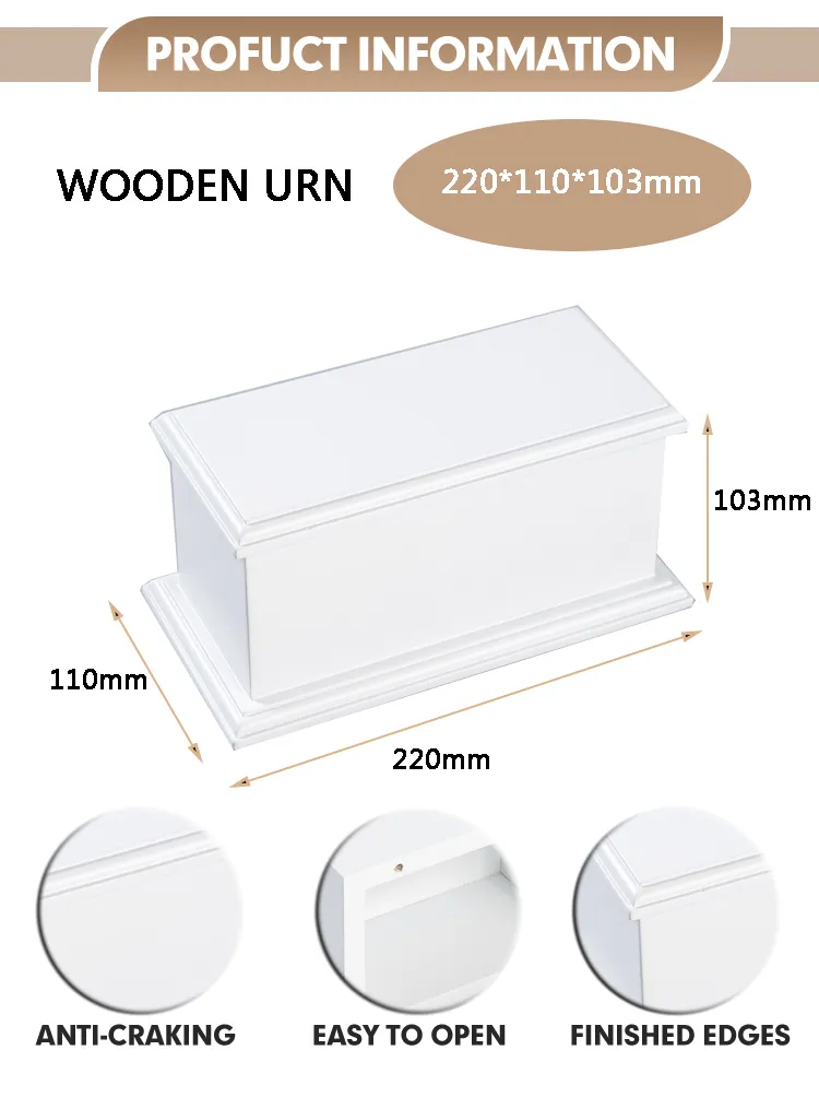 Elegant Solid Wood Pet Casket for Lasting Memories