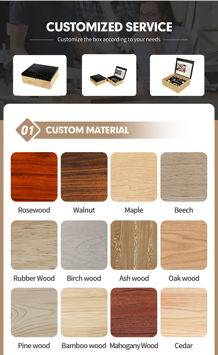 Custom Logo Luxury Champagne Gift Whiskey Wood Wine Single Bottle Wine Wooden Cases Box Clamshell Wooden Box