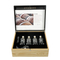 Custom Logo Luxury Champagne Gift Whiskey Wood Wine Single Bottle Wine Wooden Cases Box Clamshell Wooden Box