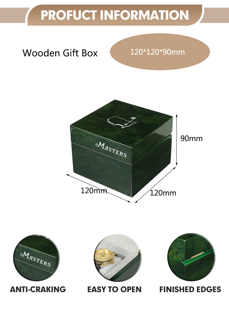 Customized High Quality Packaging Solid Gift Customized Wooden Storage Box Gift Box for Jewelry Watch