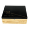 Wholesale Luxury Custom Logo Printing Solid Wooden Wine Gift Storage Box Spanish Cedar Wine with for Whiskey Bottle