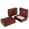 New Design Custom Logo Antique Exquisite Laser Pattern Gift Wooden Tea Packaging Box