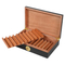 Wholesale Wood Cigar Humidor Custom Solid Wood Packing Box Piano Paint Gift Box High-End Tea Box Gift Box