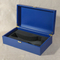 Premium Blue Lacquer Jewelry Watch Organizer with Custom Logo