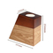 Zhihe Wholesale 100% Solid Wood Pet Cremation Urn Memorial Ashes Box with Small Potted Plant Compartment for Cherishing Beloved Pets