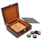 Style Chess Set Wooden Gift Box with Wooden Logo Wood Box Product with Hinged Lids Luxury Chinese Carton Handmade Customized