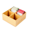 Wholesale Bamboo Wooden Service Tray Bamboo Wooden Tray Wooden Decorative Tray Storage Coffee & Tea Bag Tray Wooden Food Packaging Case