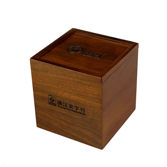 Wholesale Slide Cover Wooden Packaging Storage Gift Box Wood Packaging Watch Tea Gift Jewelry Box