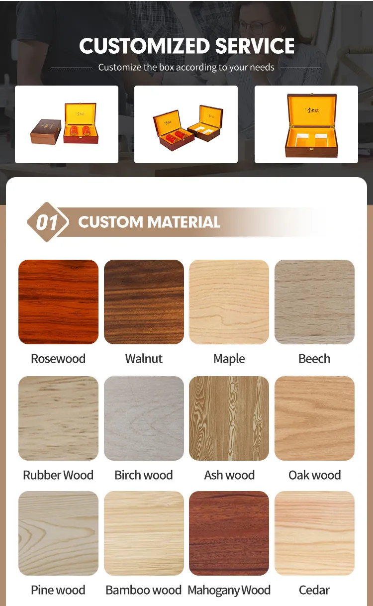 Wholesale Custom Luxury Wooden Packaging Gift Storage Boxes Brand Premium Wine Liquor Double Bottle Box