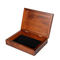 Custom High Quality Wood Jewelry Box Walnut Keepsake Treasure Box Wooden Boxes with Hinged Lid
