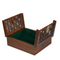 Handmade Eco-Friendly Flip Custom Logo Hollowed-out Design Packaging Box Luxury Gift Storage Wine Craft Wooden Box Wooden Bamboo Boxes