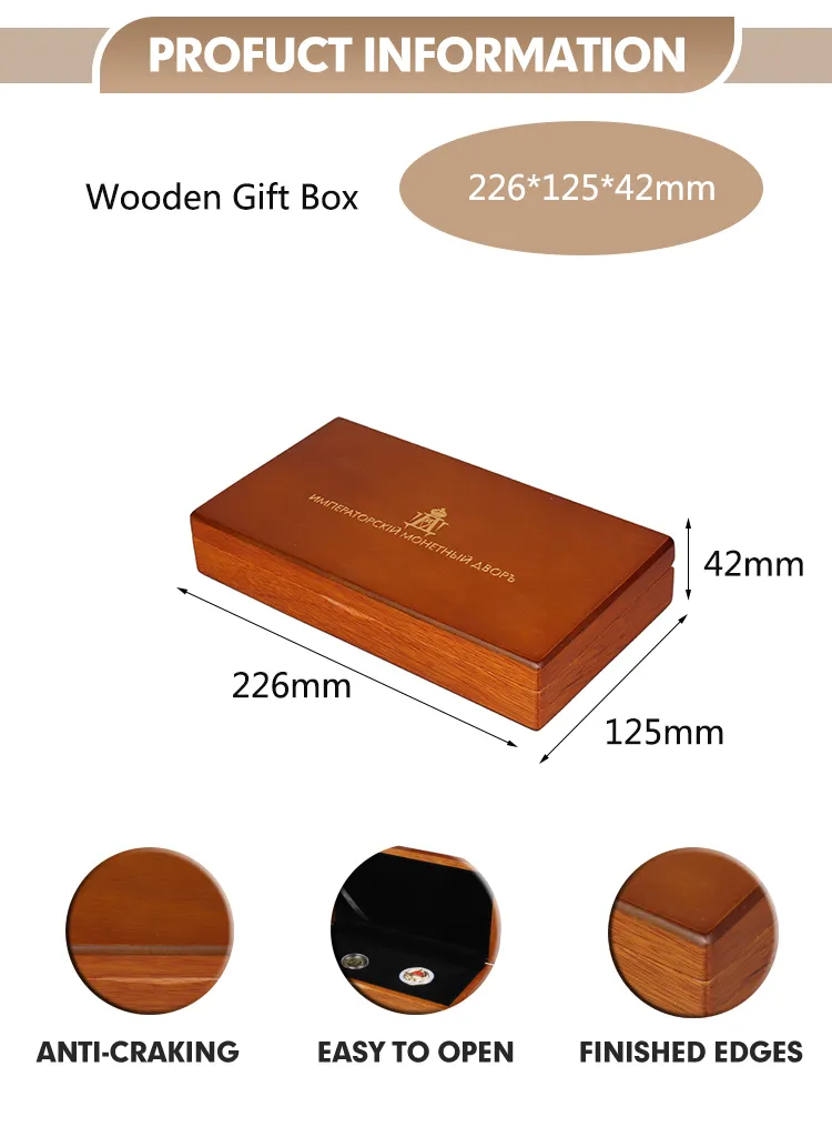 Luxury Velvet Display Box for Custom Medal and Coin Storage