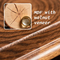 Zhihe Walnut Veneer MDF Pet Urn Elegant Casket for Your Beloved Furry Friend